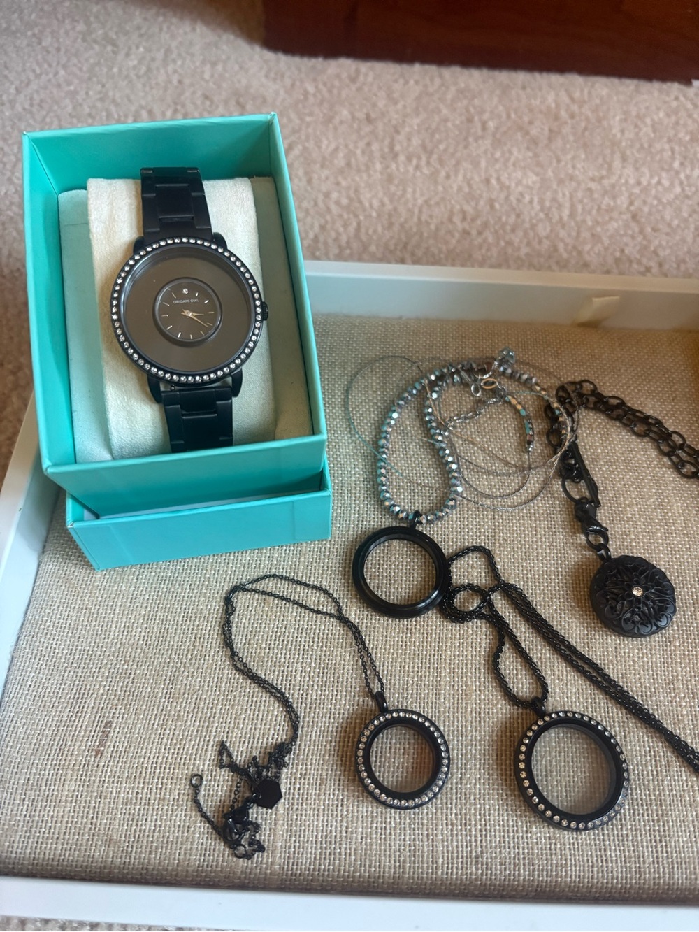 Origami Owl Black Lockets - Picture 3 of 8
